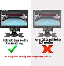 Load image into Gallery viewer, 12V 720P Waterproof AHD Front Side Rear View Backup Camera with 8 LED Lights