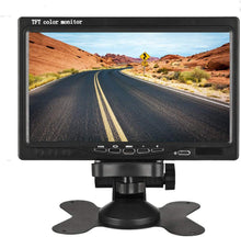 Load image into Gallery viewer, Huinetul 7 inch AHD Car Monitor 12V 24V HD TFT Color LCD Backup Car Display Screen Monitor