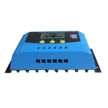Load image into Gallery viewer, HUINE Parameter Adjustable 12V 24V Lithium ion Lifepo4 Lead Acid Battery PWM Solar Charge Controller 30A 40A Battery Controller Regulator with LCD Digital Display Dual 5V USB