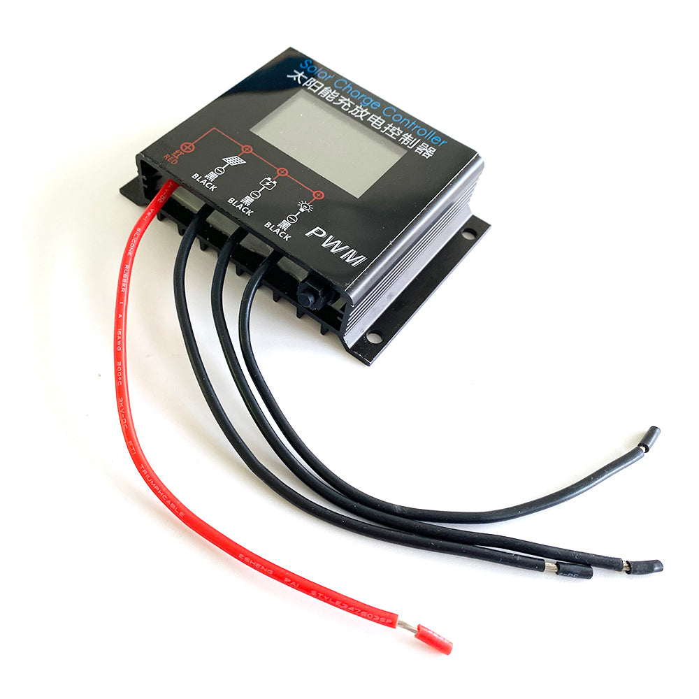 Display Power Controller New Design 10A 20A Waterproof Solar Power Controller 12V 24V with LCD ...