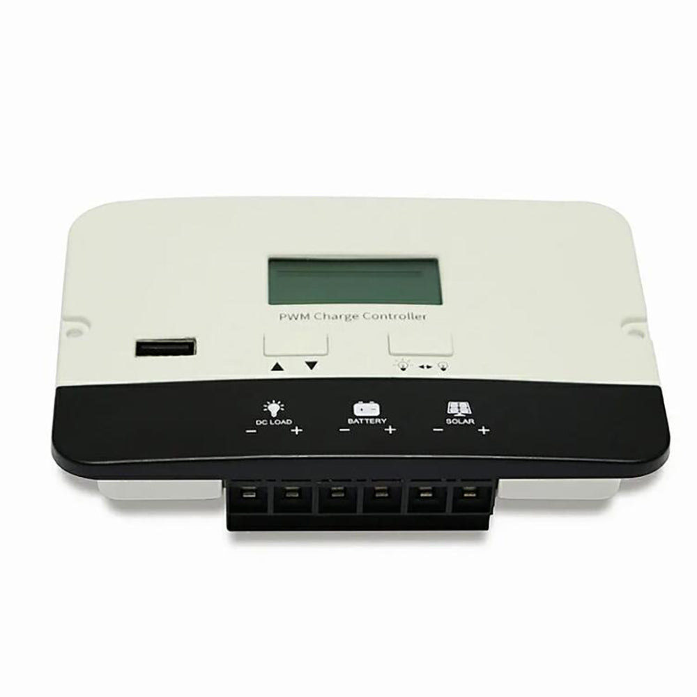 10AMP 20AMP Flush Mount PWM Solar Panel Charge Controller for RV Carav ...